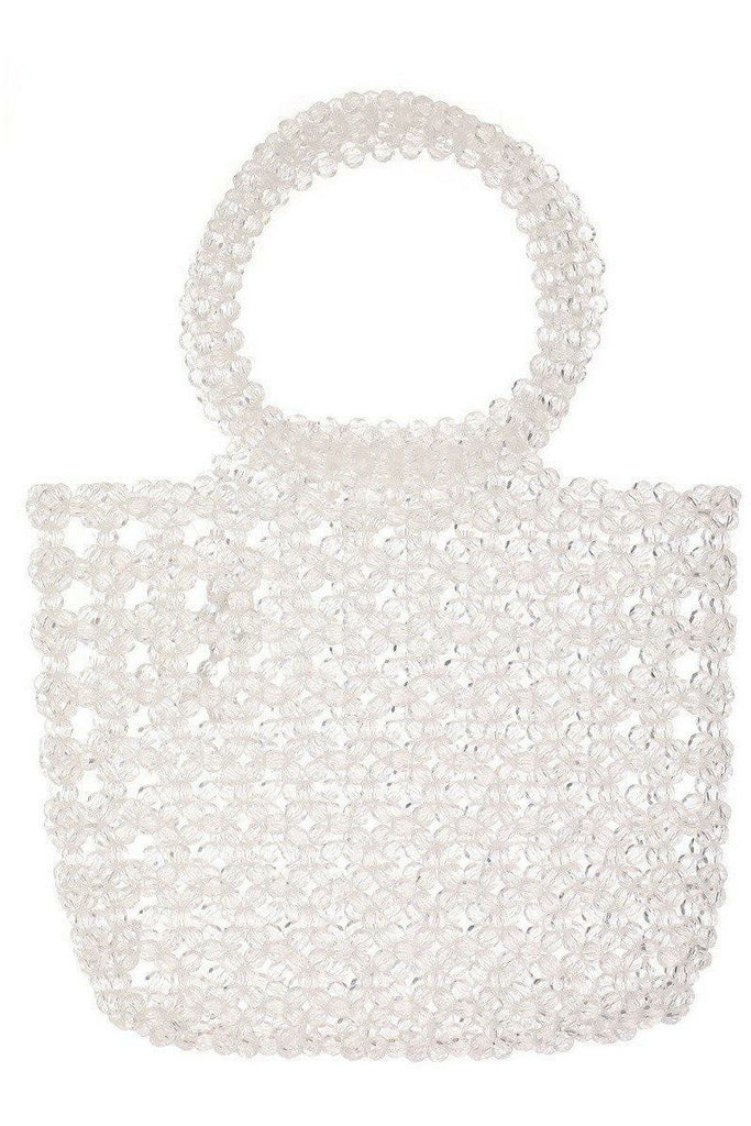 Crystal Clear Beaded Purse - MONZI