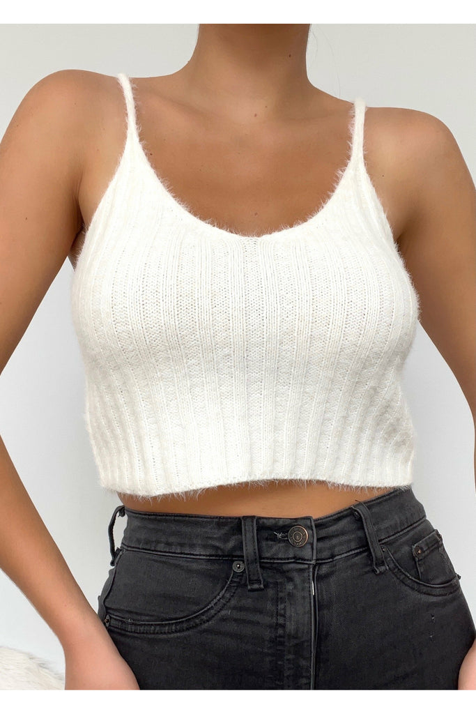 Ana Sweater Top (Ivory)