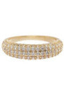 Gold Pave Crystal Ring - MONZI