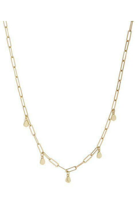 Gold Open Link Chain Necklace - MONZI