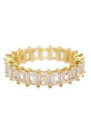 Gold Pave Eternity Ring - MONZI