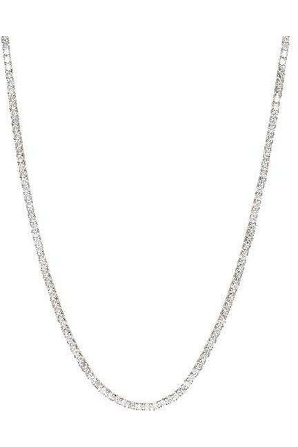 Silver Tennis Necklace - MONZI