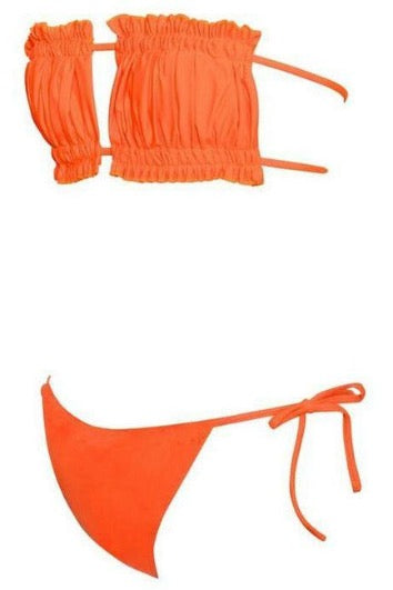 Daisy Bikini - Neon Orange - MONZI
